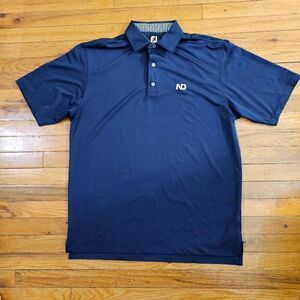 FootJoy Polo Shirt Mens Golf Large Blue FJ